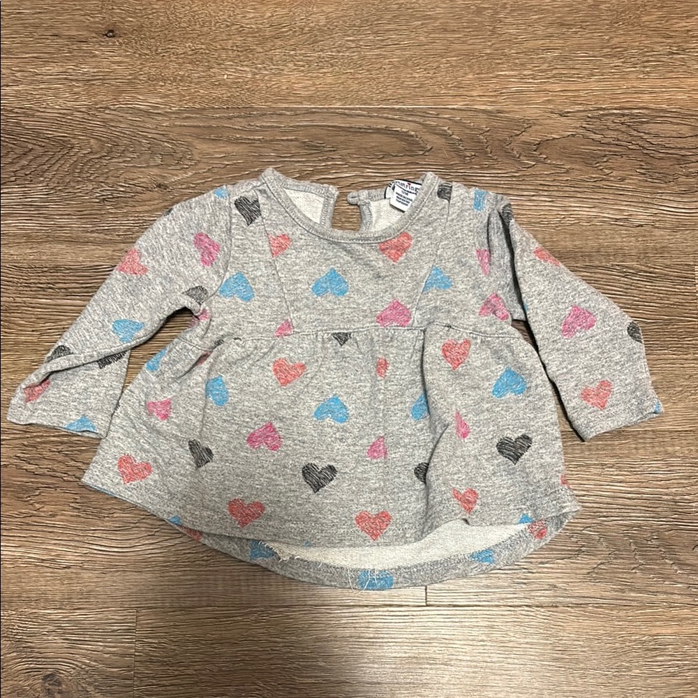 girls heart long sleeve